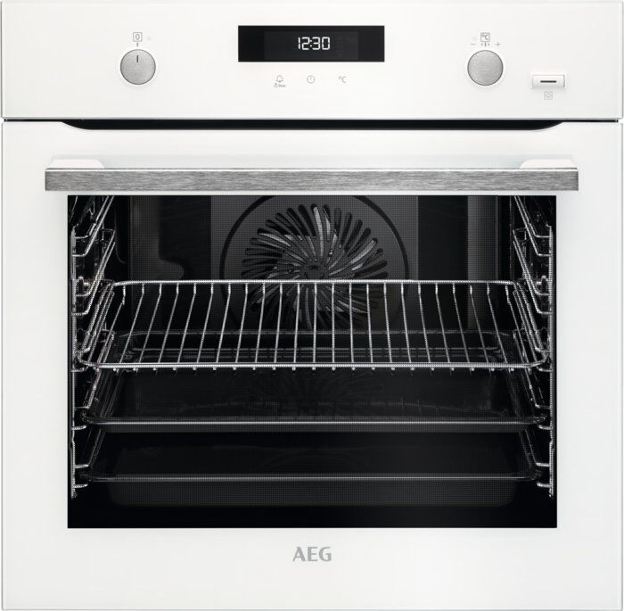 AEG BPS555020W Single Built In Electric Oven - White