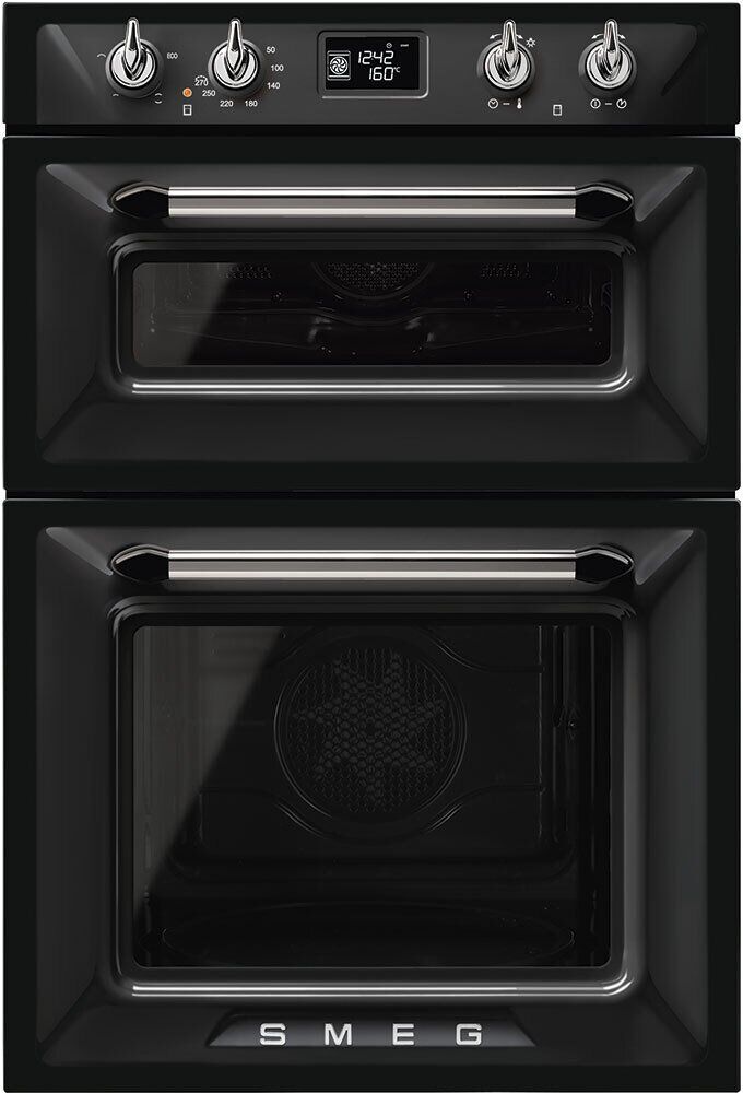 Smeg Victoria DOSF6920N1 Double Built In Electric Oven - Black