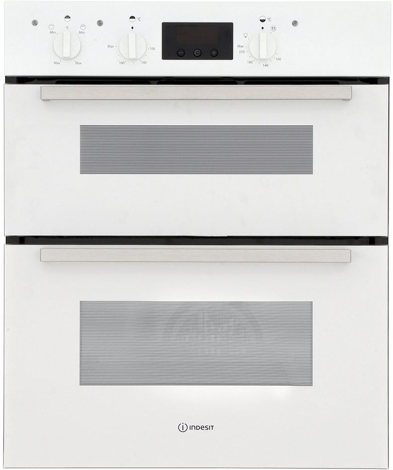 Indesit IDU 6340 WH Double Built Under Electric Oven - White