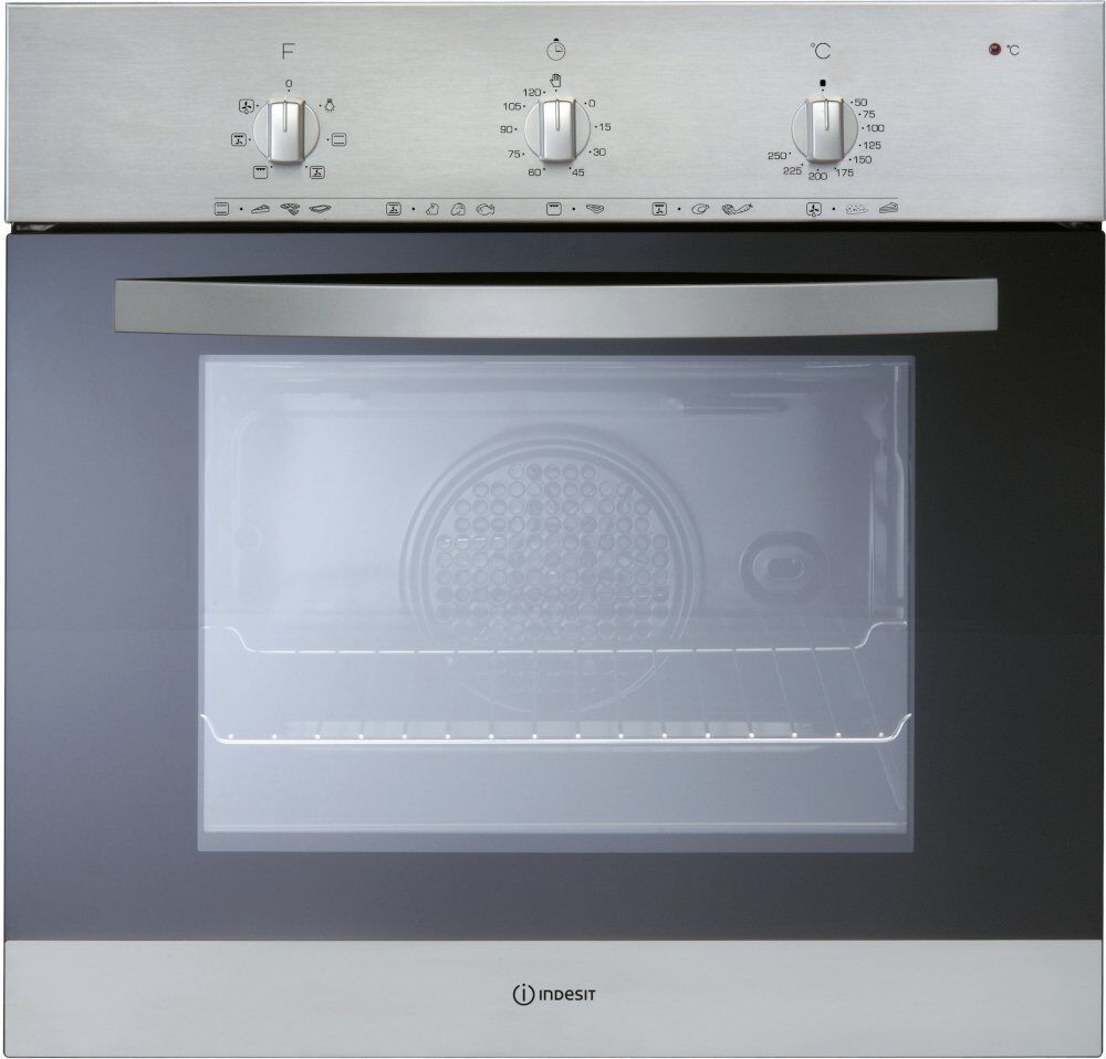 Indesit IFV 5Y0 IX Single Built In Electric Oven - Stainless Steel