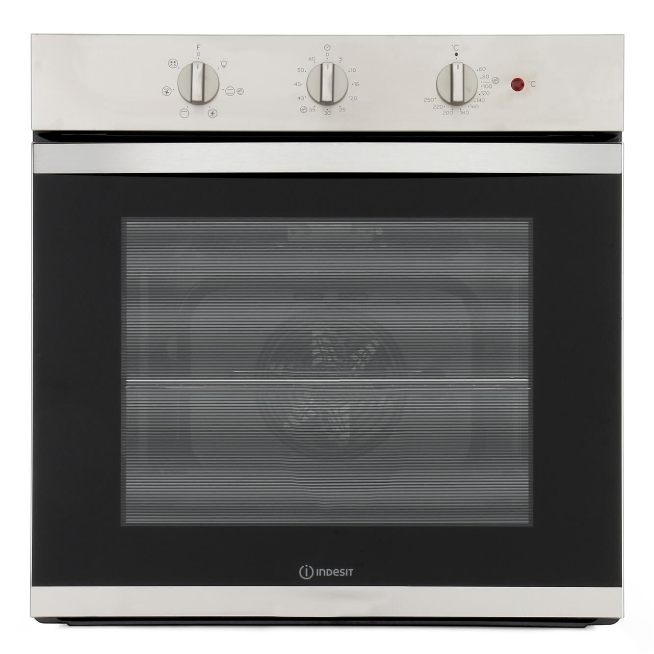 Indesit KFW 3543 H IX UK Single Built In Electric Oven