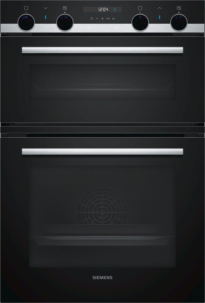 Siemens iQ500 MB535A0S0B Double Built In Electric Oven - Black