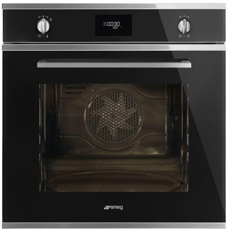 Smeg Cucina SFP6401TVN1 Single Built In Electric Oven - Black