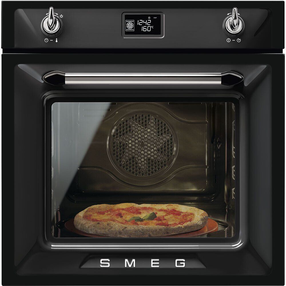 Smeg Victoria SFP6925NPZE1 Single Built In Electric Oven - Black