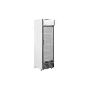 Kibernetik Kühlschrank, Gastro 360L, 198,1 cm hoch, 58 cm breit weiss/schwarz Größe