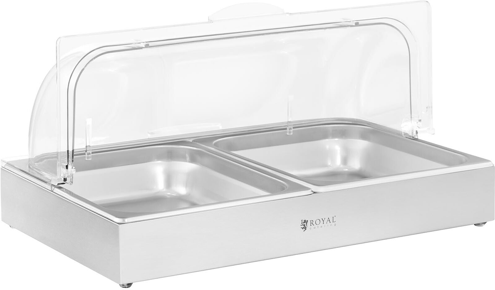 Royal Catering Bufetová vitrína - 2 x 4 l - Royal Catering - 535 x 335 x 250 mm RCCD-RC-02