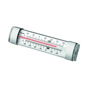 1 x Bartscher Tiefkühl-/Kühlschrank-Thermometer  Messbereich: -40C bis +25C, Edelstahlgehäuse mit Aufhängvorrichtung,