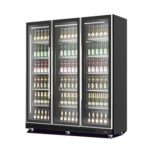 Gastro Getränkekühlschrank Kühlschrank Gewerbekühlschrank 1200l 3 Glastüren 0/10°C