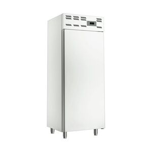 Gastro Kühlschrank weiß Kühlung 1 Tür 725x625x1970 mm 500l