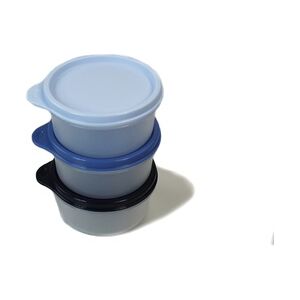 TUPPERWARE Kühlschrank Julchen 200 ml hellblau+blau+dunkelblau Mini Panorama