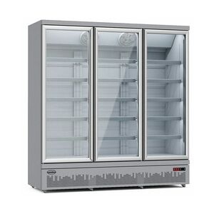 Gastro Flaschenkühlschrank Kühlschrank Gewerbekühlschrank 1530 L 1880x710x1997mm 3 Glastüren