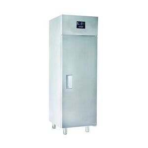 Gastro Edelstahl Kühlschrank Kühlung 1 Tür 600x600x1950mm 400l 0/-5°C