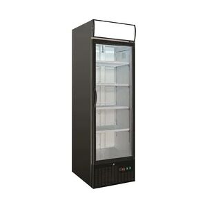 Groju Flaschenkühlschrank mit Glastür Getränkekühlschrank Kühlschrank Gastro 460 L +2/8°C