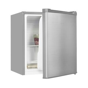 GGV-Exquisit Exquisit Mini Kühlschrank KB05-V-040E Inoxlook   40 l Nutzinhalt   Gitterablage   Wechselbarer Türanschlag   45cm Breite