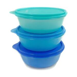 TUPPERWARE Kühlschrank Hit-Parade 630ml dunkelblau+hellblau+ türkis Panorama