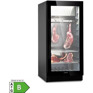 Klarstein Steakhouse Pro 233 Onyx Fleischreifeschrank 1 Zone 233 L 1-25°C Touch  Panorama Schwarz