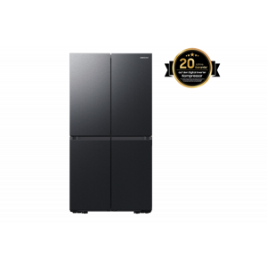 Samsung 4-Türen French Door Kühlschrank mit AI Energy Mode, 649 L Black Black