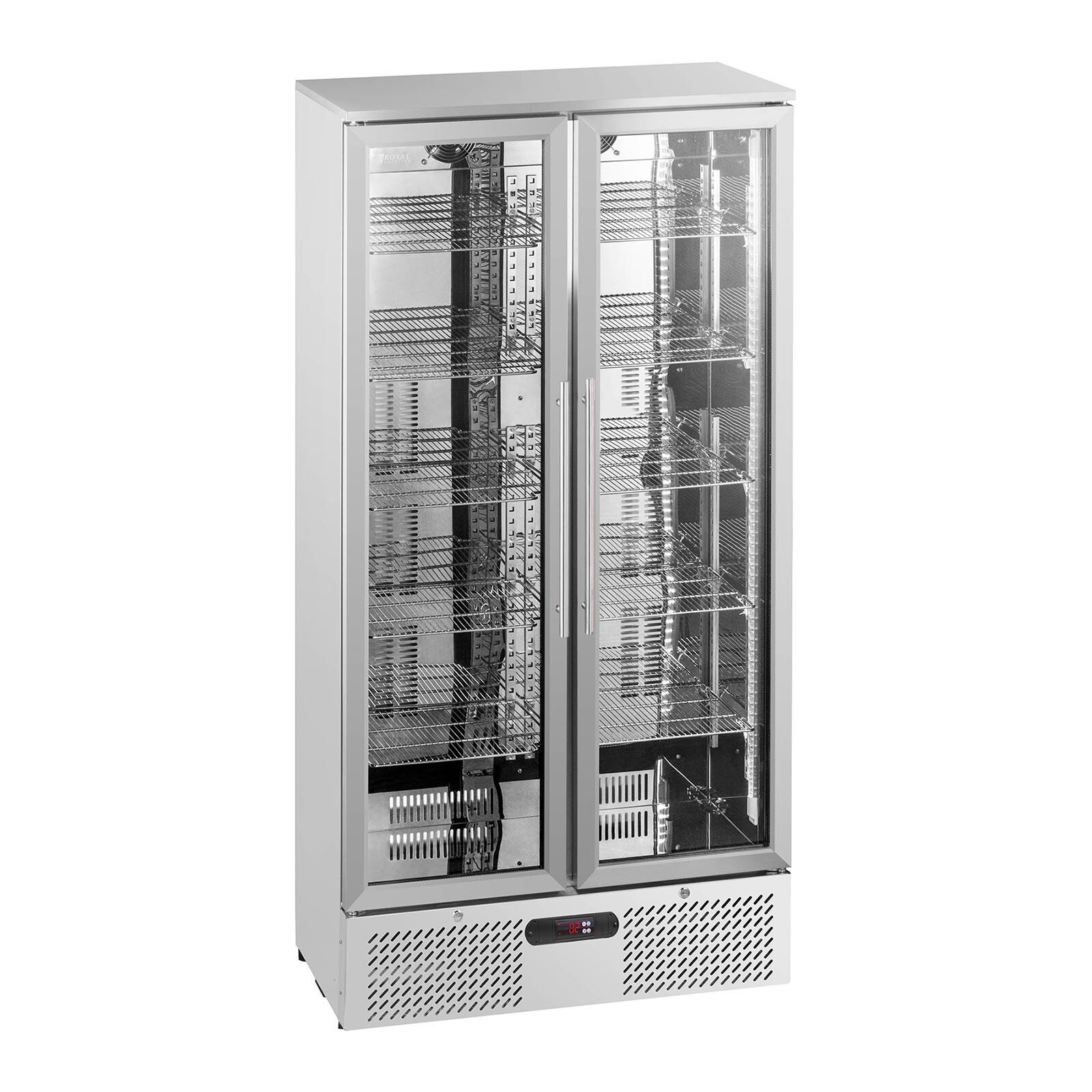 Royal Catering Getränkekühlschrank - 458 l - Edelstahl 10010447