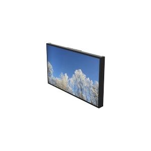 HI-ND Wall Casing EASY 75 Landscape - Monteringssæt (etui) - for LCD display - metal - sort, RAL 9005 - skærmstørrelse: 75 - monteringsgrænseflade: op til 600 x 600 mm - vægmonterbar - for LG 75UH5F-B, 75UH5F-H  Samsung QB75B, QB75R-B, QH75B, QH75R, QM75B