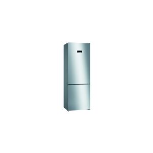 Bosch Serie   4 KGN49XLEA - Køleskab/fryser - bund-fryser - bredde: 70 cm - dybde: 67 cm - højde: 203 cm - 438 liter - Klasse E - inox-look