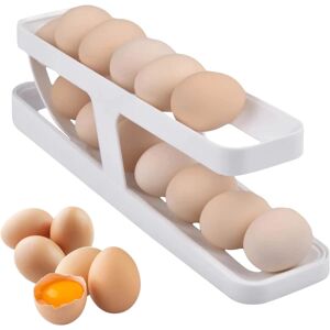 Ægholder Køleskab Køleskab Organiser Automatisk rulleopbevaring 12-14 æg Køkken Husholdning