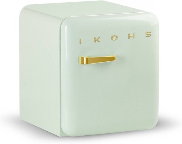 IKOHS Frigorífico Minibar IKOHS Retro Fridge 50 Gold (Estático - 50 cm - 48 L - Verde)