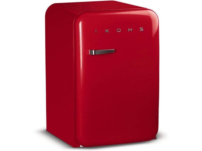IKOHS Frigorífico Minibar IKOHS Retro Fridge 83.5 (Estático - 83.5 cm - 107 L - Rojo)