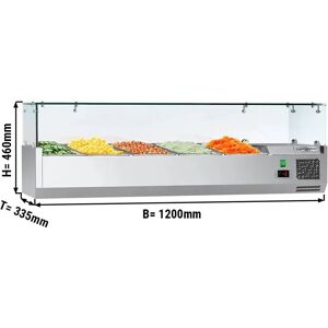 GGM GASTRO - Vitrine réfrigérée ECO - 1200x335mm - 5x GN 1/4