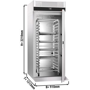 GGM Gastro - Armoire refrigeree a encastrer PREMIUM - GN 2/1 - GN 1/1 - EN 60x40- 700 litres - avec 1 porte Argent