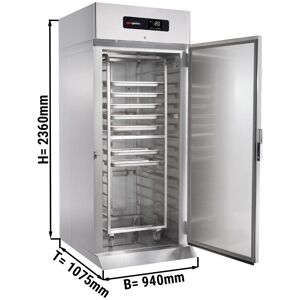 GGM Gastro - Armoire refrigeree a encastrer PREMIUM PLUS - GN 2/1 - GN 1/1 - EN 60x40- 1300 litres - avec 1 porte Argent