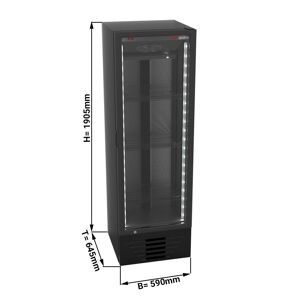 GGM Gastro - Refrigerateur a boissons - 330 litres - 1 porte vitree & eclairage LED