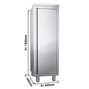 GGM Gastro - Armoire a vaisselle PREMIUM - 600x600mm - avec 1 porte battante - hauteur : 1800mm