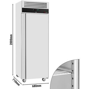 GGM Gastro - Refrigerateur ECO - 400 litres - avec 1 porte - Interieur de la porte en inox Argent