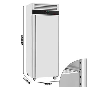 GGM Gastro - Refrigerateur ECO - GN 2/1 - 700 litres - avec 1 porte - Interieur de la porte en inox