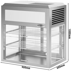 GGM Gastro - Vitrine refrigeree de table - self-service - 225 litres - 900mm - avec 2 etageres Argent