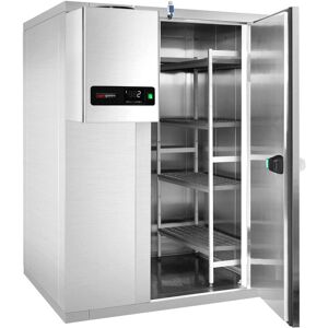 GGM Gastro - Chambre froide en inox - 1800x1500mm - 4,06m³ - Groupe froid inclus Argent