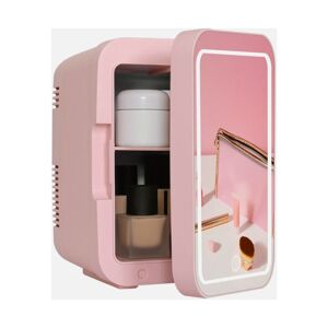 Mini Frigo de chambre cosmétique 4L Mini-Réfrigérateur portable électronique 220V/12V avec poignée rose - Rose - Rose - Puluomis - Publicité