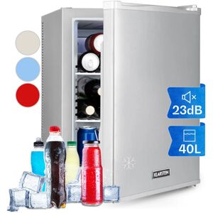 Klarstein Mini Frigo de Chambre de 40L pour Snacks et Boissons, Petit Frigo Top Silencieux, Mini Bar, Petit Réfrigérateur Camping, Mini Frigo - Publicité