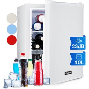 Klarstein Mini Frigo de Chambre de 40L pour Snacks et Boissons, Petit Frigo Top Silencieux, Mini Bar, Petit Réfrigérateur Camping, Mini Frigo - Publicité