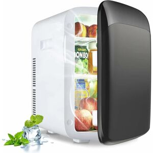Relax4life - Mini Réfrigérateur 15L Portable -3 ℃ 50 ℃ pour Utilisation Ménager Automobile, Mini Frigo 2 en 1 avec 1 Porte & Fonction de - Publicité