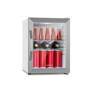 KLARSTEIN Mini frigo - Beersafe M - Réfrigérateur bar - 33L - CEE C - Porte vitrée - Argent - Publicité