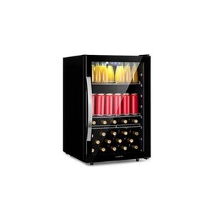 KLARSTEIN Mini frigo - Beersafe 5XL - Réfrigérateur bar - 148L - CEE F - Porte vitrée - Noir - Publicité