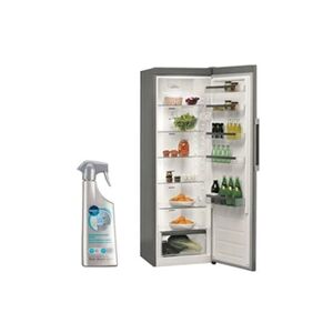 Whirlpool réfrigérateur frigo simple porte inox 363l froid brassé 6eme sens - Publicité