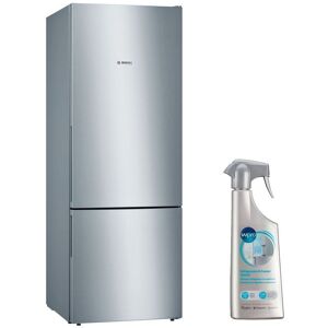 BOSCH Réfrigérateur frigo combiné inox 503L Froid brassé Largeur 70cm - Publicité