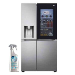 LG Réfrigérateur Frigo Américain 2 portes INOX 635L Mini bar intégré - Publicité