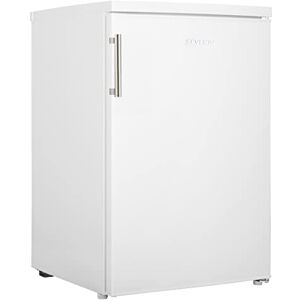 Severin Combiné Table Top, Mini Bar, Mini réfrigérateur Pose libre, Réfrigérateur bar de largeur 56 cm, Volume : 120 Litres, Classe D, 110 kWh/an, 39 dB, Blanc, TKS 8846 - Publicité