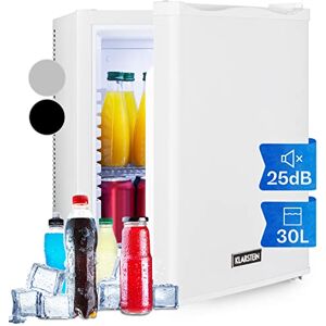 KLARSTEIN Mini Frigo de Chambre de 30L pour Snacks et Boissons, Petit Frigo Top Silencieux, Mini Bar, Petit Réfrigérateur Camping, Mini Frigo Cosmetique, Refrigerateur avec Étagères Réglables, 5-15°C - Publicité