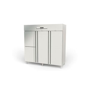 CORECO Armoire Avec Cremailleres 2 Portillons 2 Portes Gn2/1 - Isolation 75Mm - 2055X860X2130 - Capacite 2197L - Temperature -20C/-15C ACG-2004