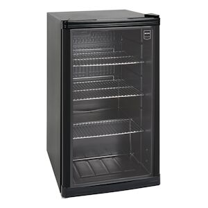 Metro Professional Réfrigérateur à boissons GPC1088, métal / verre, 43 x 49 x 83 cm, 88 L, réfrigération statique, noir - Publicité