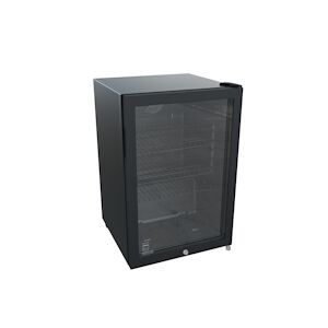 Metro Professional Réfrigérateur à boissons GSC2125B, métal / verre, 54.5 x 54 x 84 cm, 118 L, refroidissement statique par air, avec serrure, noir